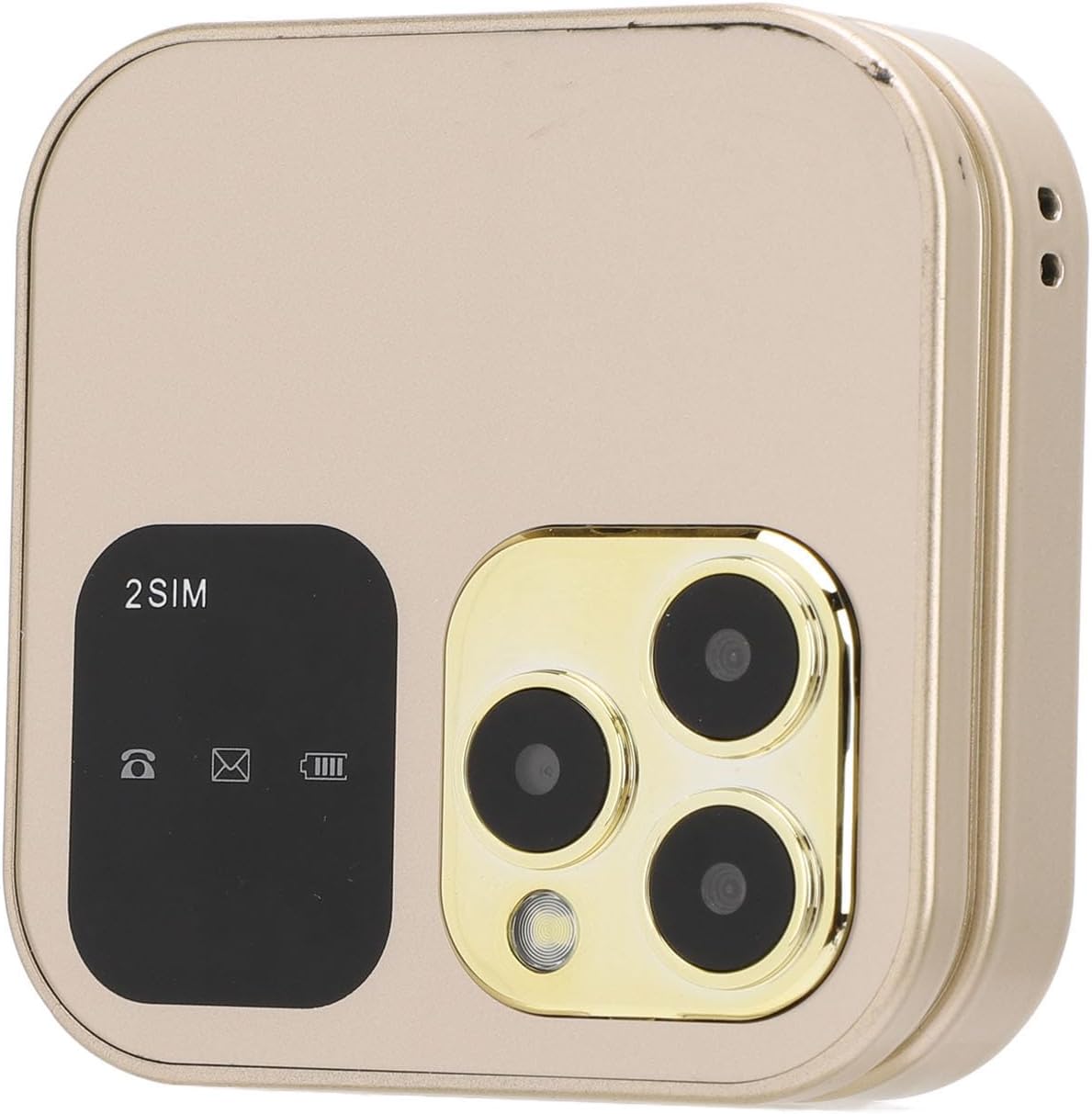 Teléfono plegable con doble pantalla i16 Pro oro