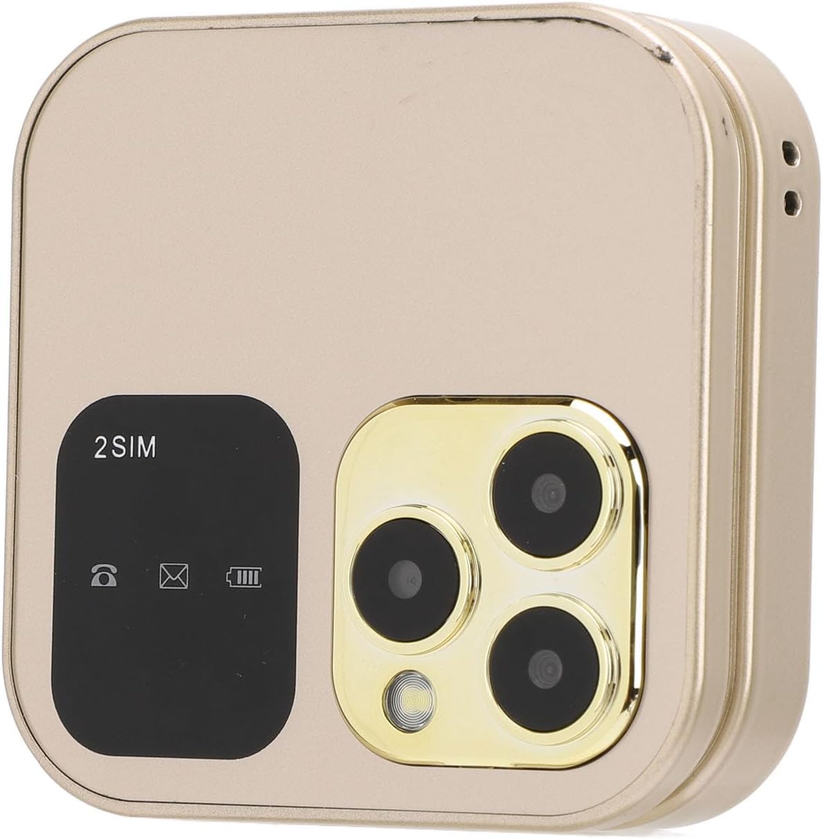 Teléfono plegable con doble pantalla  i16 Pro oro