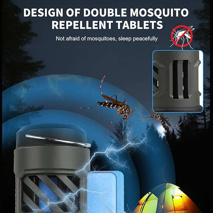 🌟 Lámpara Repelente de Mosquitos 3 en 1 – Ilumina y Protege 🦟💡