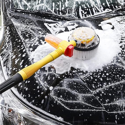 🚗 Cepillo de Limpieza Multifuncional para Coche – Con Pistola de Pulverización y Espuma Automática 🧼💦