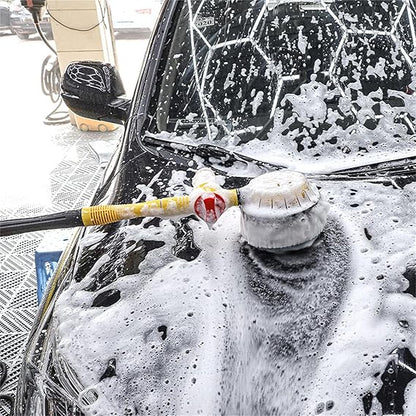 🚗 Cepillo de Limpieza Multifuncional para Coche – Con Pistola de Pulverización y Espuma Automática 🧼💦