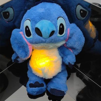 ✨🧸 Peluche Relajante que simula la respiración con Luz Nocturna 💙🌙